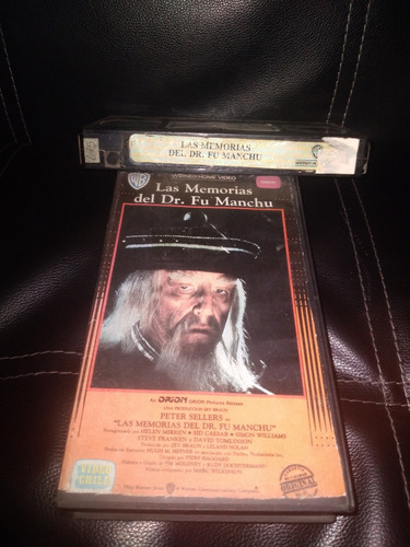 Pelicula Las Memorias Del Dr. Fu Manchu, Vhs