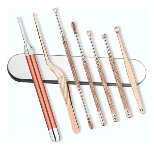 Juego De Herramientas De Limpieza Earspoon, 7 Kits