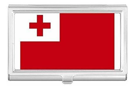 Estuche De Tarjeta - Tonga Bandera Nacional Oceanía País Tar