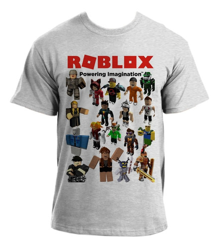 Camiseta Infantil Kids Roblox Skins Personagens Mode Game Jo