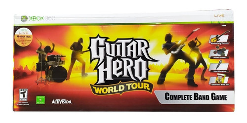 Set Guitar Hero World Tour Band Bundle Para Xbox360