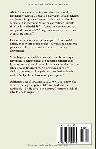 Me Reivindica La Noche - Leonor, Alicia, De Leonor, Ali. Editorial Independently Published En Español