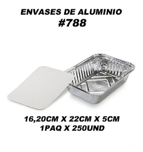 Envases De Aluminio 788 Con Tapas De Anime