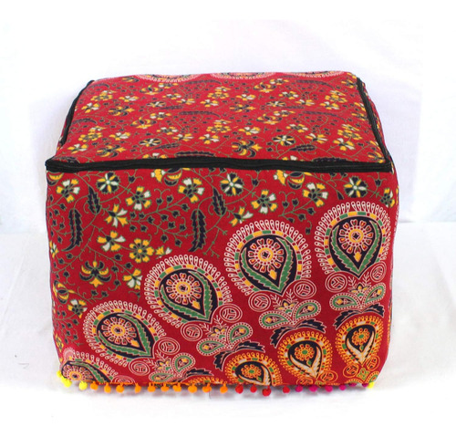 Funda Para Cojín Otomano Meditación Con Mandala Craft Kala