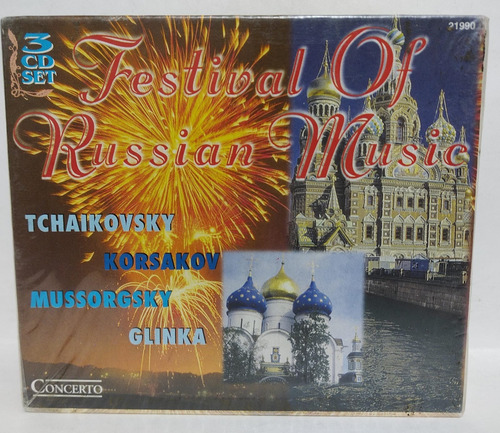 Tchaikovsky Festival Of Russian Music Box De 3 Cd´s La Cueva