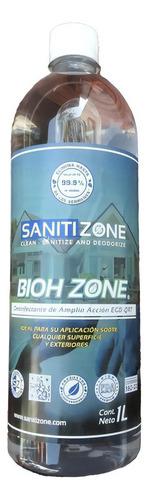 Bioh Zone Sanitizone Desinfectante 1 Lt Sanitizante