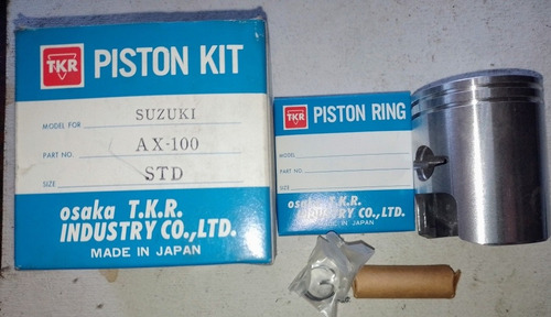 Kit Pistón Y Aros Suzuki Ax 100 2 Tiempos, Japón Std 50mm