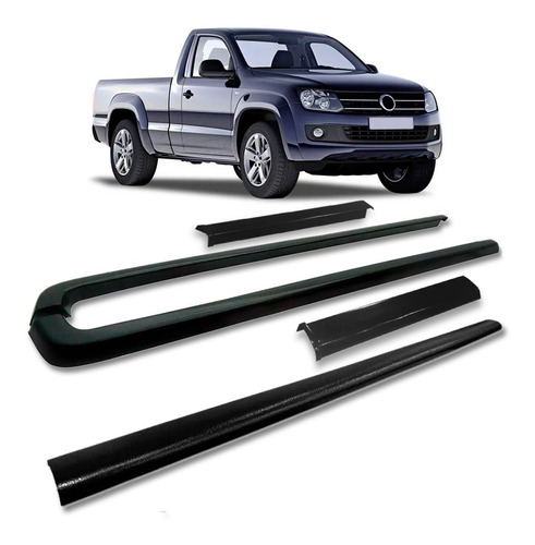 Protetor Borda Lateral Amarok 2009 À 2016 Simples E Tampa