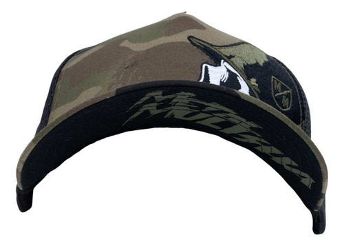 Gorra Metal Mulisha Craneo Verde Oscuro Único Lisa