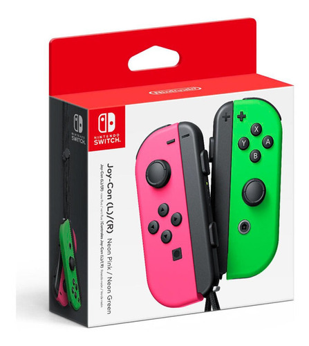 Controles Joy-con Izquierdo & Derecho Neon Pink/green Switch