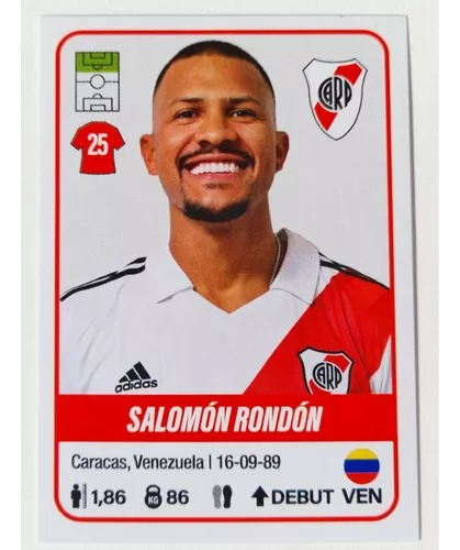 Figurita Futbol Argentino 2023 River Salomon Rondon #357