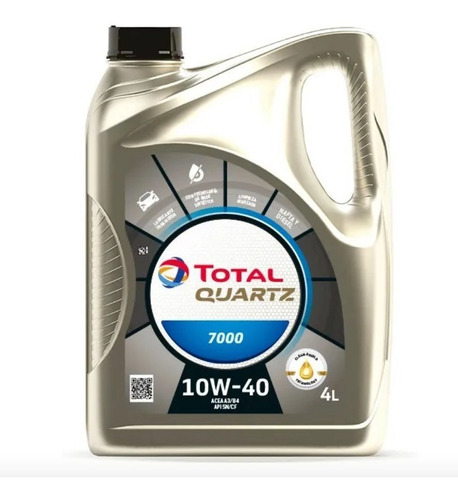 Total Q 7000 10w40 X4lts. + Filtro Aceite Orig Vw 561k/a