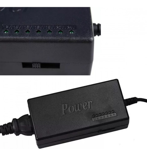 Fonte Adaptador Carregador Notebook Universal 8 Plugs