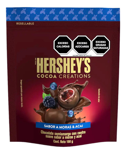 Hersheys Chocolate Moras & Acai 198g