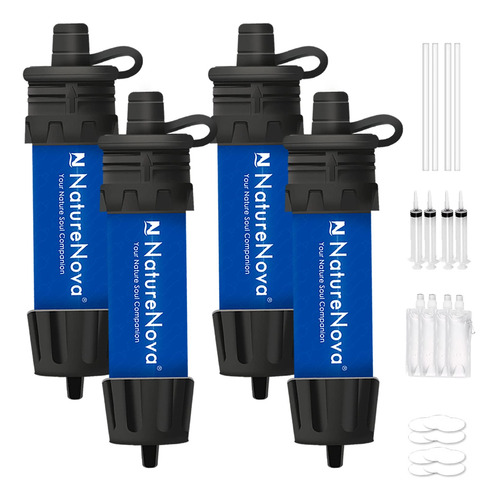 Filtro De Agua Naturenova Mini Portátil De Emergencia, Paque