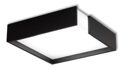 Luminaria Moderna Techo Led 18w Plafon Minimalista Chiaro Color Negro