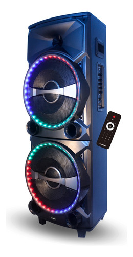 Torre De Sonido Nordmende Doble 2600w Bluetooth Recargable