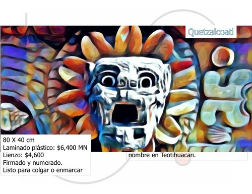 Cuadro Original Artista Mexicano Upi Quetzalcóatl