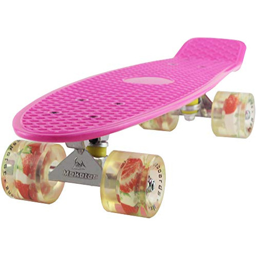 Meketec Skateboards Mini Cruiser - Patineta (56 Cm), Diseno