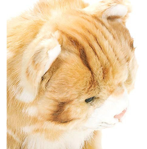 Demdaco Gran Maine Coon Gato Rayado Jengibre Juguete De Pelu