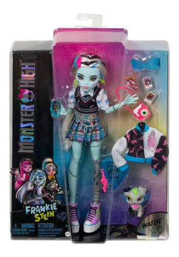 Monster High - Frankie Stein - Muñeca - Hhk53 - Mattel