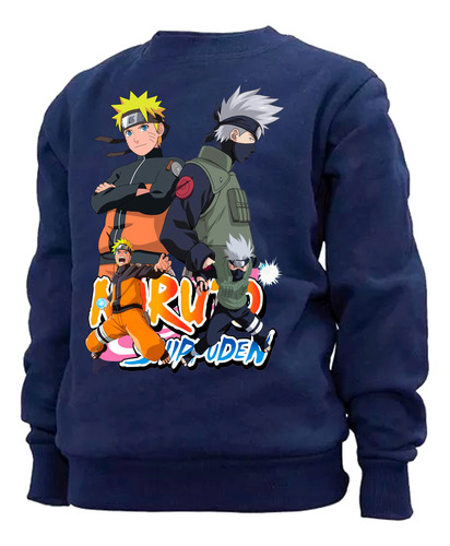 Buzo Deportivo Algodón Felpa Naruto Shippuden En 4 Diseños