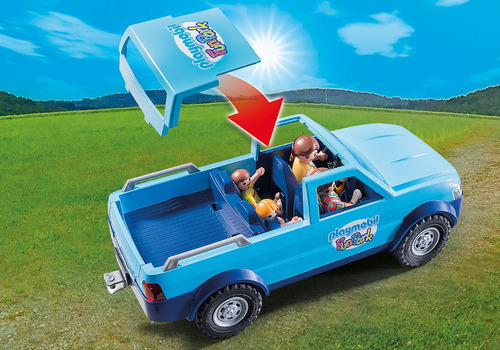 Pickup Remolque Casa Rodante Playmobil 9502 Funpark Playlgh