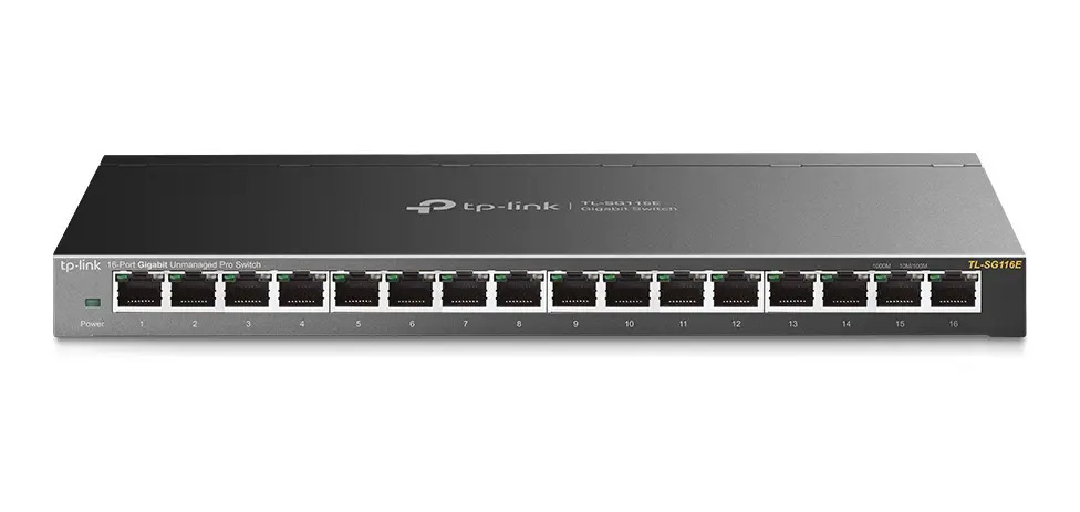 Switch Tp-link Tl-sg116e 16 Puertos Gigabit Carcasa Metálica
