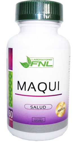 Maqui Fnl 60 Cap 500mg Super Alimento Fruta Antioxidantes