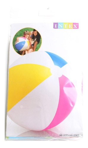 Imagen 3 de 6 de Pelota Para Alberca Inflable Intex 61cm 24 Pulgadas 59030