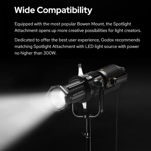 Sistema Acessório Vsa Spotlight P/ Led Light Vsa-19k Godox