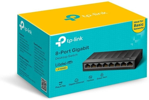 Imagen 1 de 2 de Switch De 8 Puertos Tp Link
