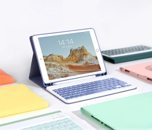 Funda Para iPad 9.7 (2017/2018) Pro9.7 Funda Con Teclado Ilu