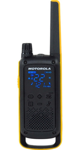 Walkie-talkie Motorola Talkabout T470BR com 6 rádios e frequência UHF - amarela 100V/240V