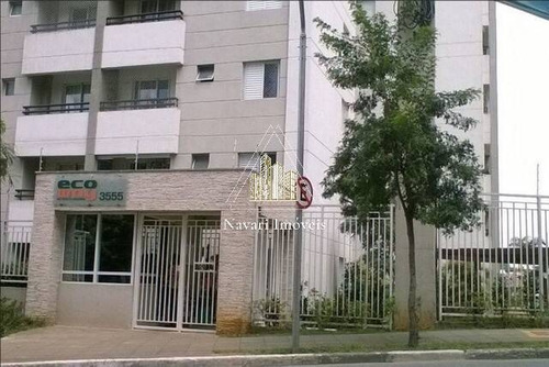 Imagem 1 de 12 de Apartamento Em São Paulo No Ecoway Com 49 M² 2 Dorms 1 Vaga - Ap0811