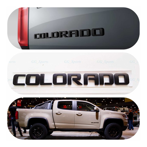Emblema Chevrolet Colorado Letras Colorado 1 Pieza Calidad