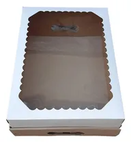 Comprar 5 Box Caja Letter Cake Desayunos Picadas Visor 42 X 33 X 12