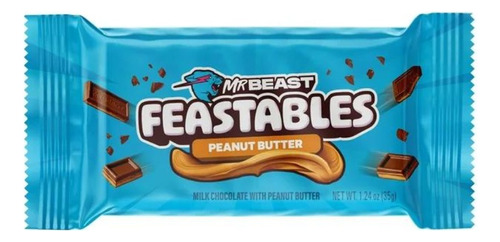 Feastables Pack 4 Chocolate Mr Beast Nueva Edición Mejorado