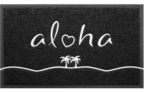 Aloha Tapete De Bienvenida Para Interiores Y Exteriores, Tap