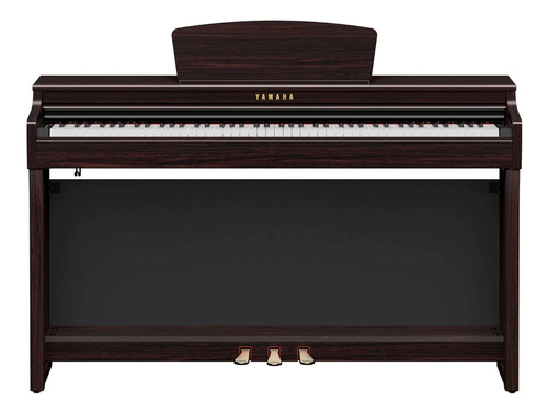 Piano Digital Yamaha Clp-725r Bra Clavinova Dark Rosewood Bivolt