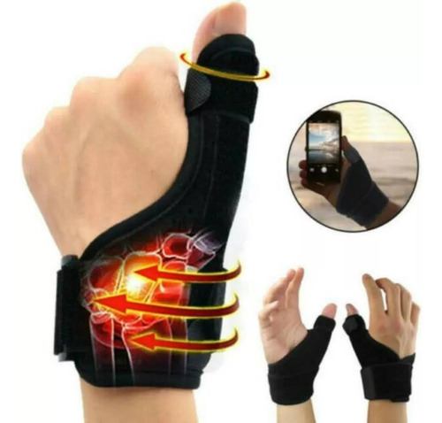Pack X2 Muñequera Inmovilizador Dedo Pulgar Soporte Ferula