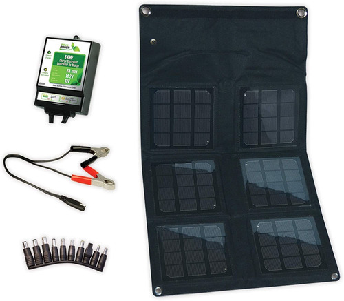 Panel Solar Monocristalino Plegable De 18 Vatios Con Control