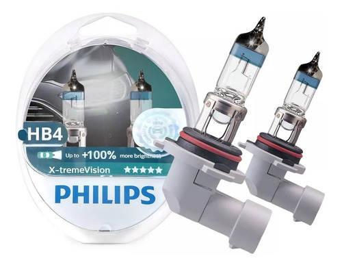 Kit Lampada Philips Xtreme Vision Hb4 55w 12v 