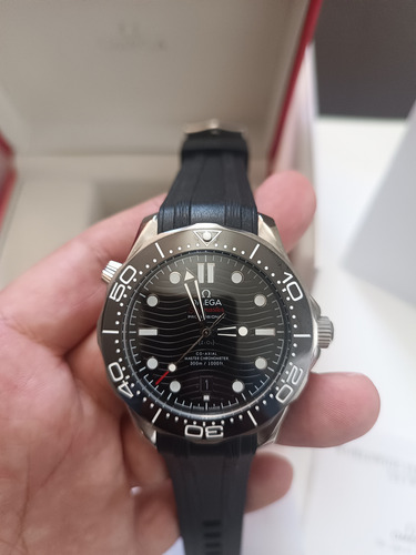 Reloj Omega No Omega Ap Seamaster Negro Con Caja Automatico (Usado)
