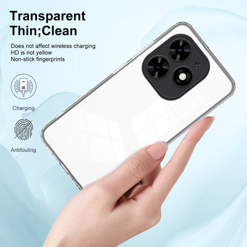 Funda Tpu + Pc Para Tecno Spark 20 Pro+ Para Tecno Spark Go