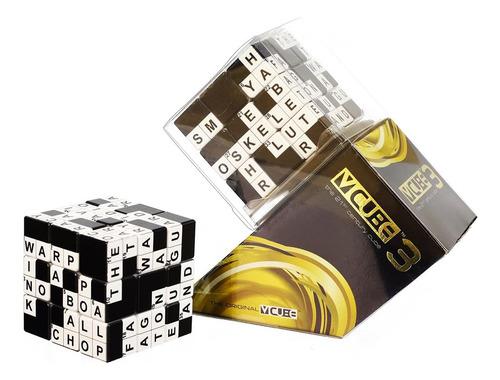 Puzzle V-cube Crucigrama De 3 Cubos: Ingenio Y Diversión