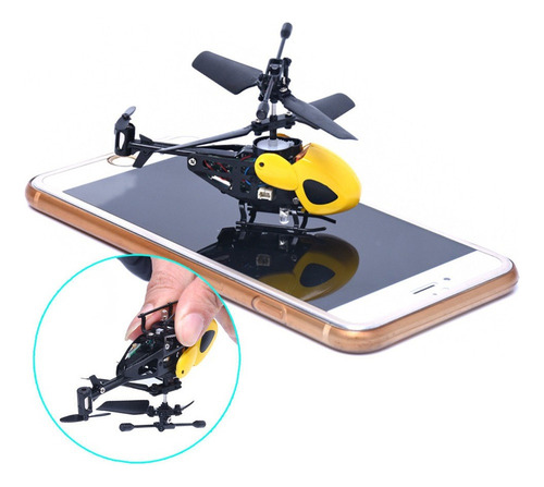 * Regalo Rc 2ch Mini Rc Helicóptero Aviones De Radio Control
