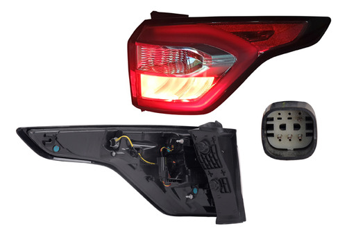 Calavera Exterior Ford Escape 2017-2019 Clara C/led Depo Der