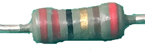 5x Resistor 22r 1/4w 1% Mrs25