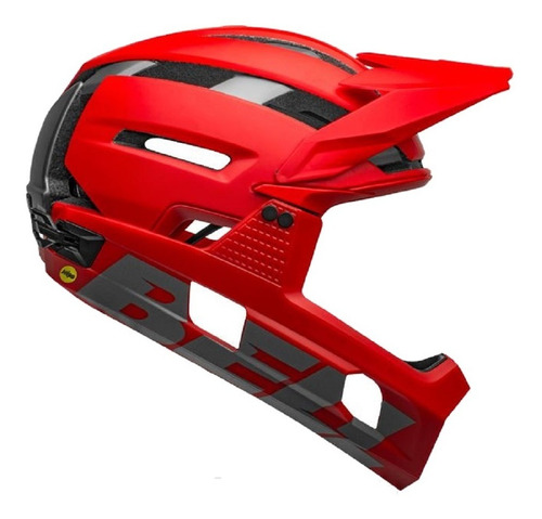 Casco Bell Super Air R Bicicleta Ciclismo Mips Rojo/gris Color Gris Talla M